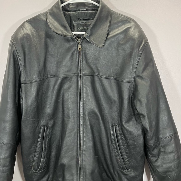 Vintage Modern Elements Women’s Black 100% Genuine Leather Motorcycle Jacket - Picture 5 of 14